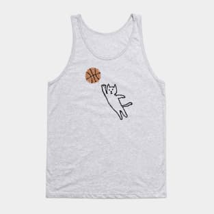 cat, I CAN DUNK Tank Top